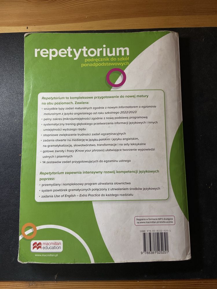 Repetytorium do języka angielskeigo - maturalna klasa