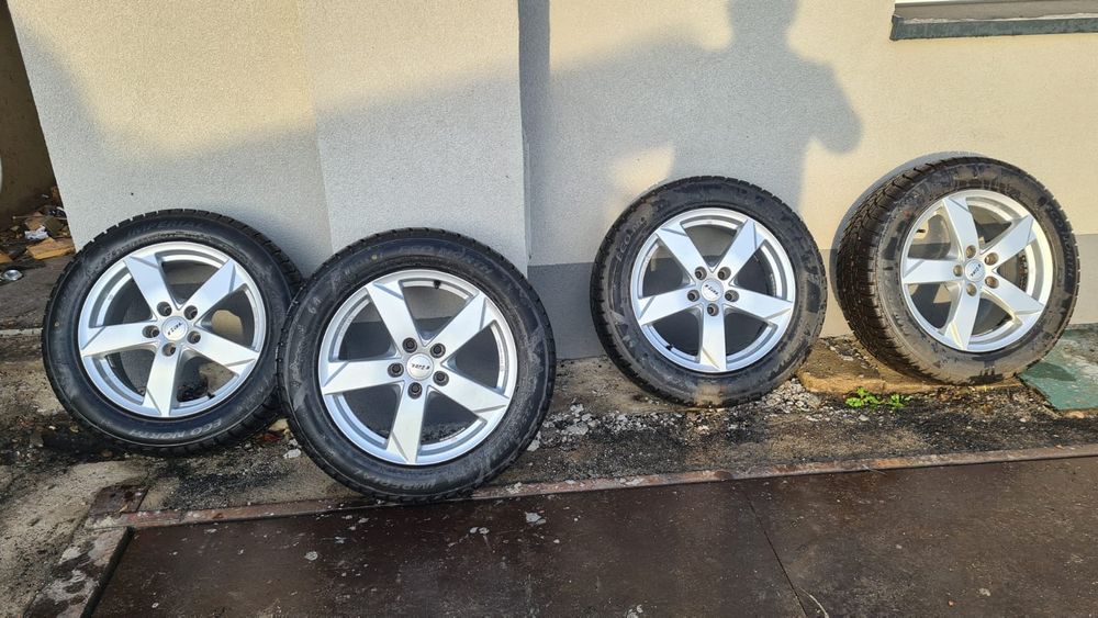 Koła zimowe, felgi 17 cali 225/55 RIAL 5x114,3