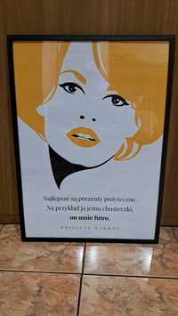 Plakat w czarnej ramie Brigitte Bardot 50/70 cm