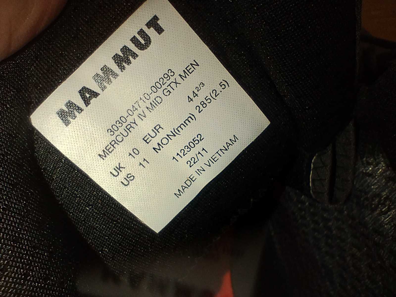 Buty trekkingowe Mammut 44 i 2/3  skóra naturalna
