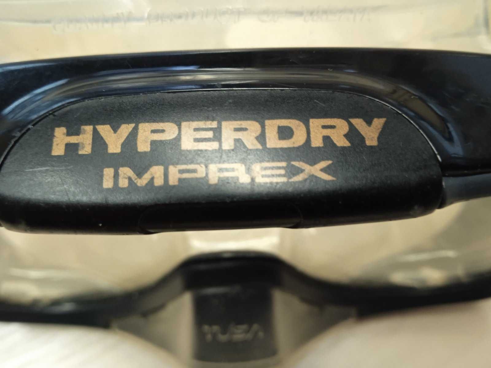 Маска і трубка для дайвінгу Tusa Imprex Hyperdry (Японія)