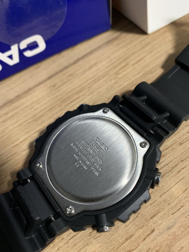 Часы мужские спортивные тактические Casio MWD-110H-1AVCF Illuminator