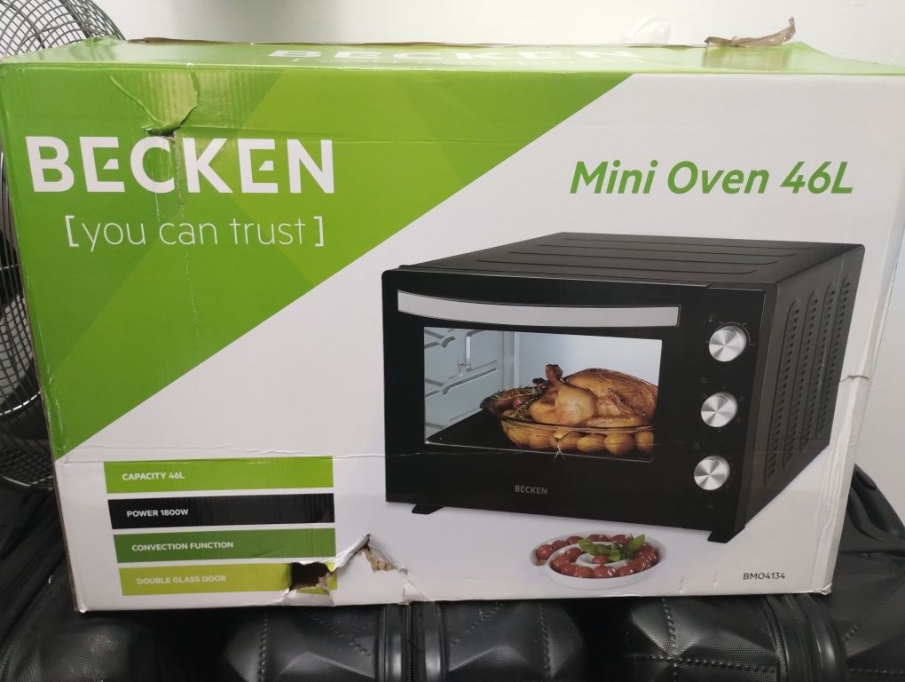 Forno Elétrico Becken 46 litros Novo Sem Uso
