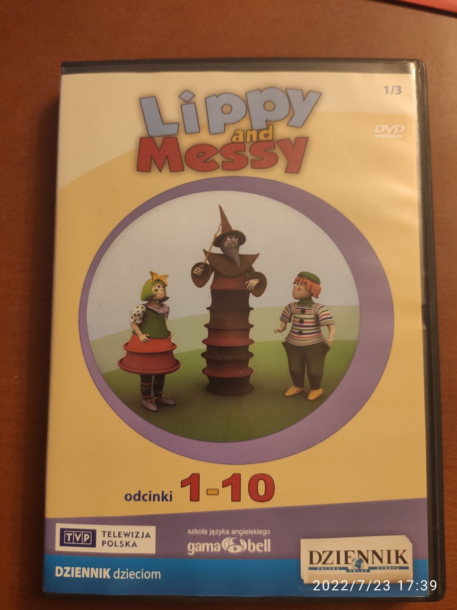 Lippy and Messy dvd dwie płyty odcinki 1-10 i 11-20