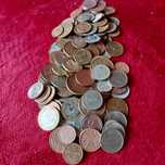 Lote 150 moedas varios paises