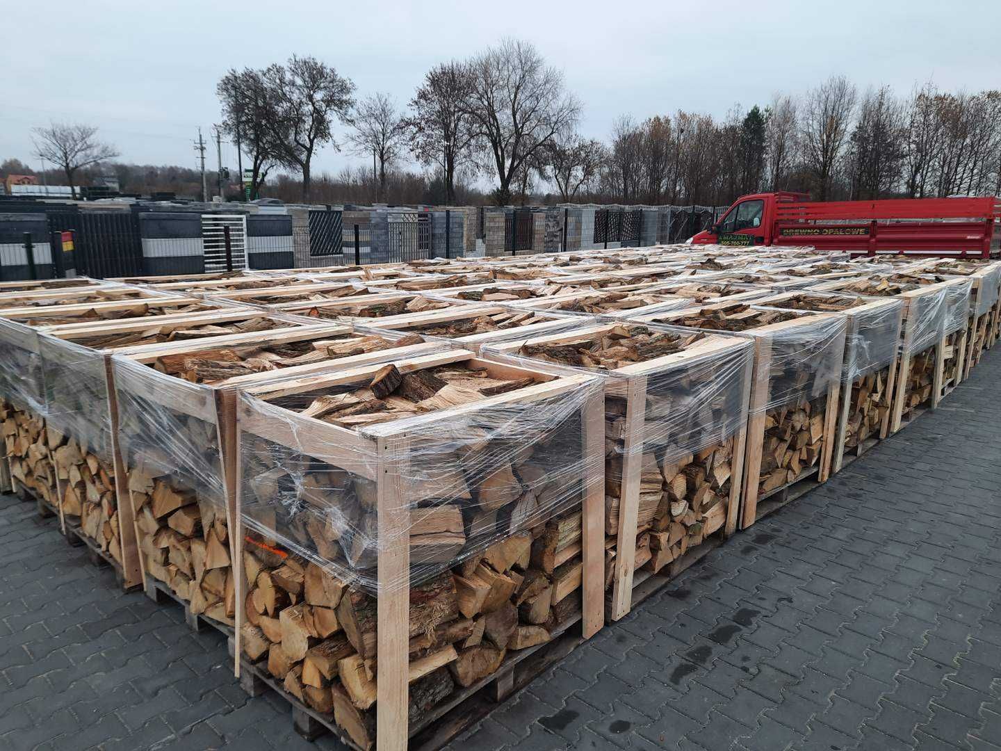Drewno kominkowe, do pieca, pocięte i połupane, możliwy transport