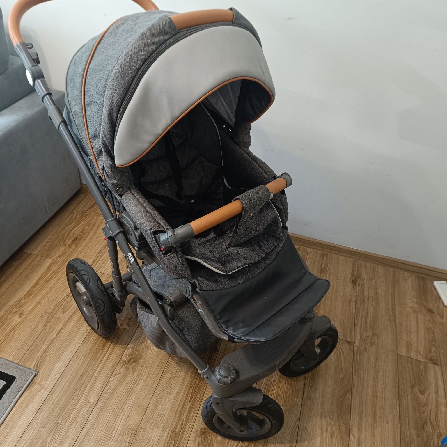Adamex wózek dziecięcy gondola spacerówka fotelik 3w1