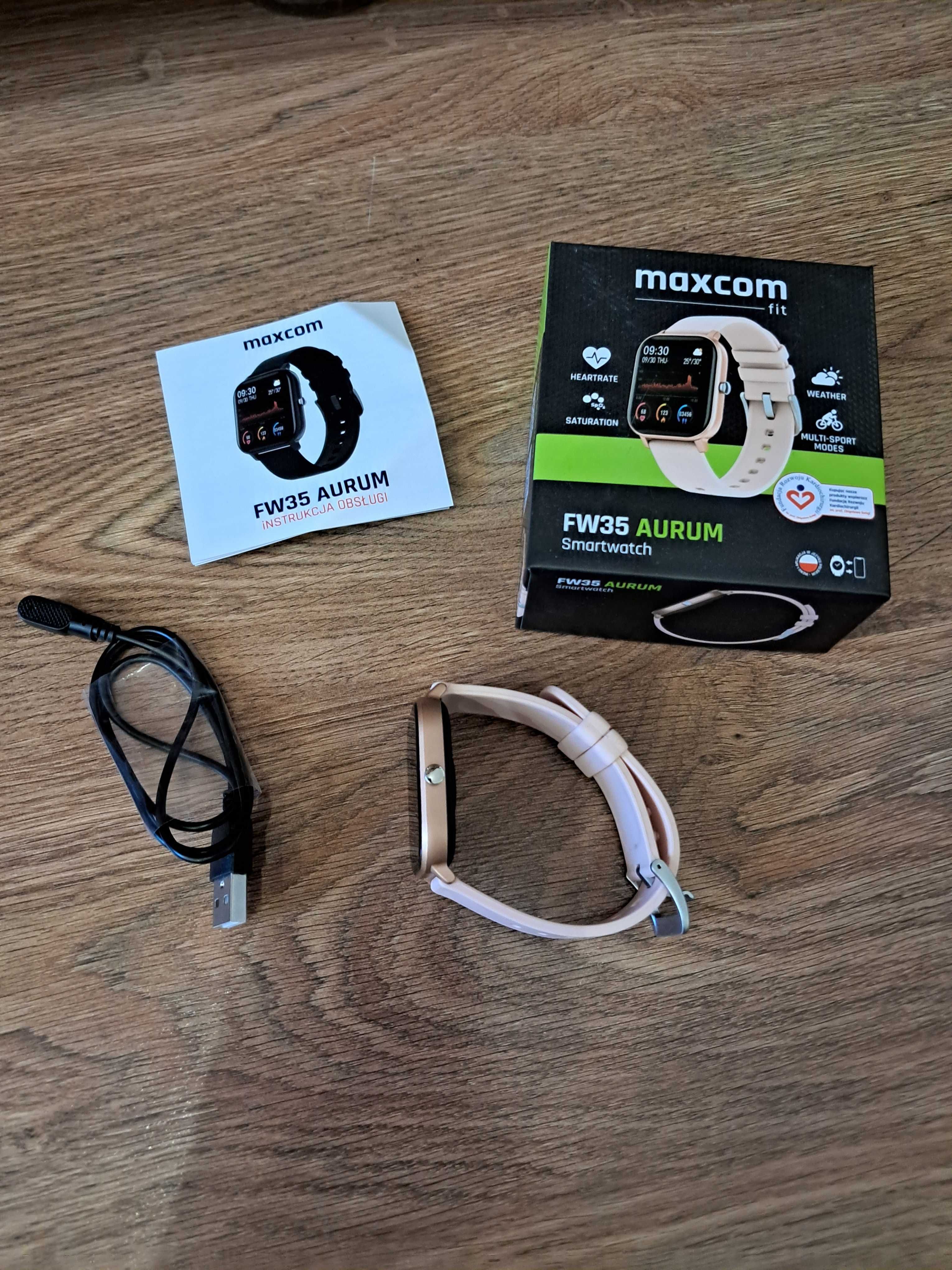 SmartWatch Maxcom Fit FW35 Aurum różowy