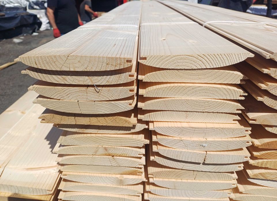 Deska tarasowa elewacyjna podłogowa półbal szalówka podbitka boazeria