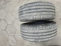 2x używane opony letnie 225/45 R17 Dunlop 5mm- możliwy montaż