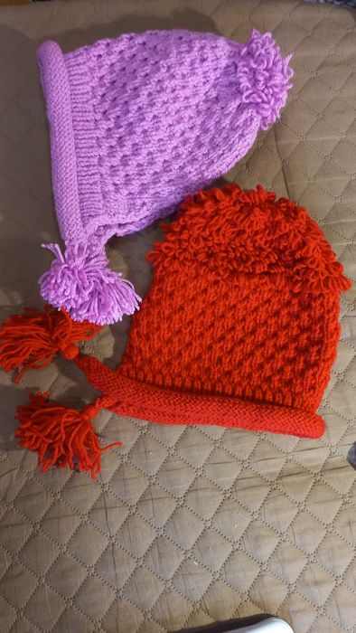 Детские вязаные шапочки