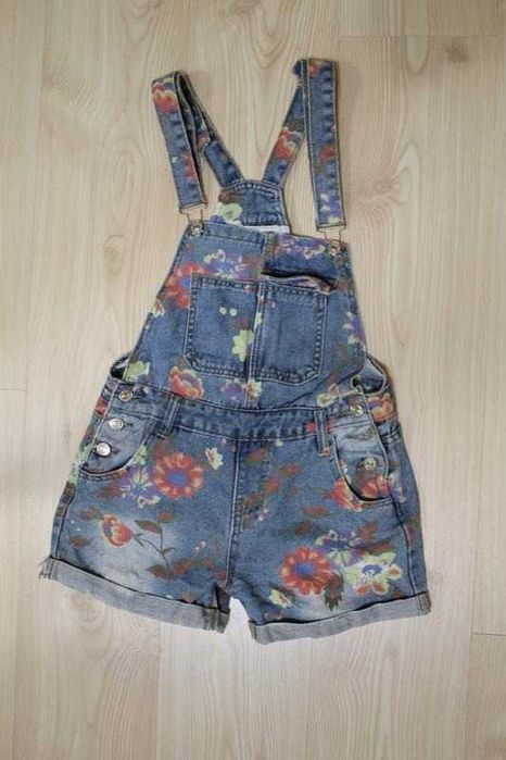 Комбінезон блакитний з шортами  jeans шорти джинсові