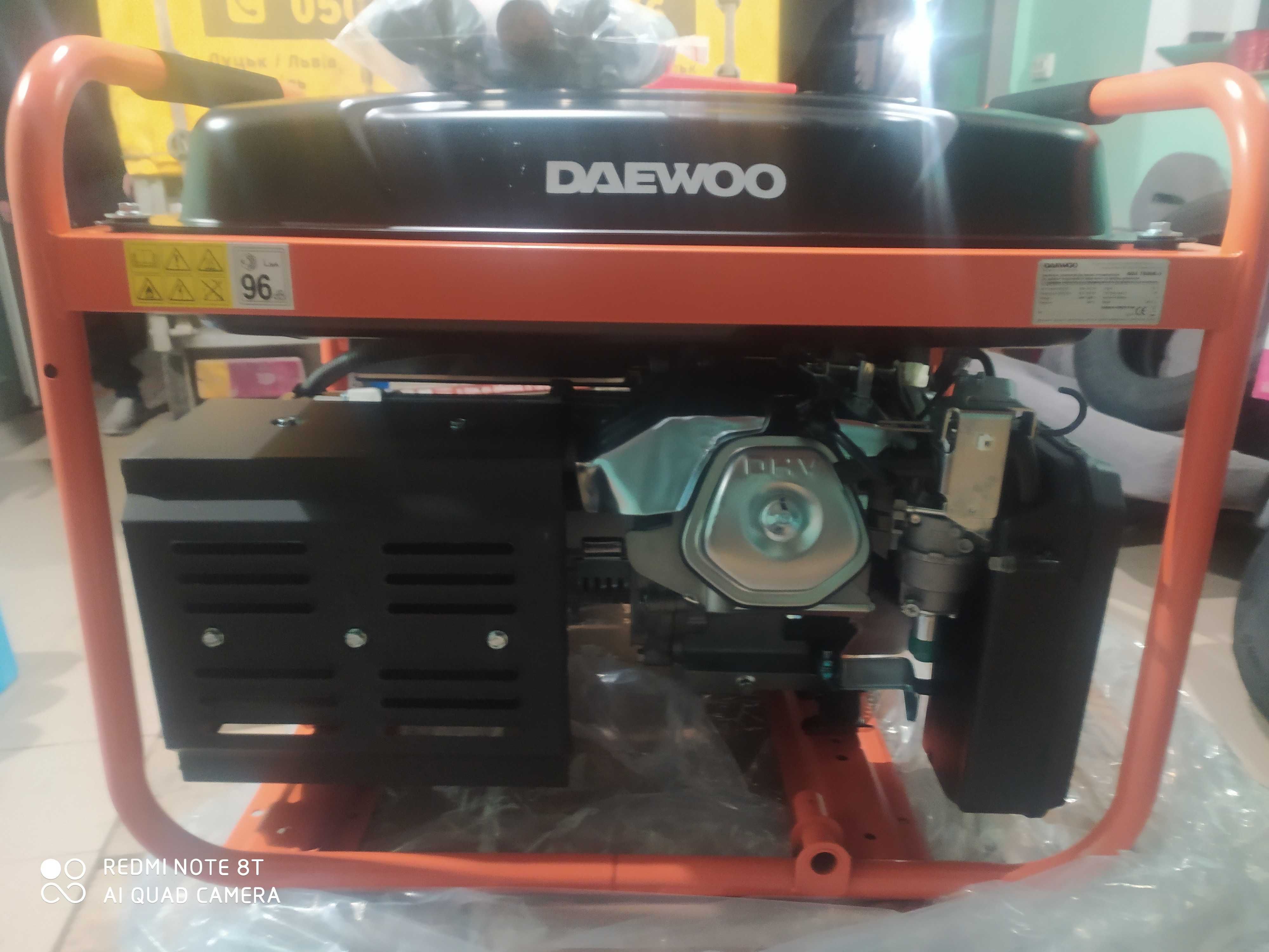 Генератор  DAEWOO GDA 7500E-3 потужність 6.5kW Є в наявності.