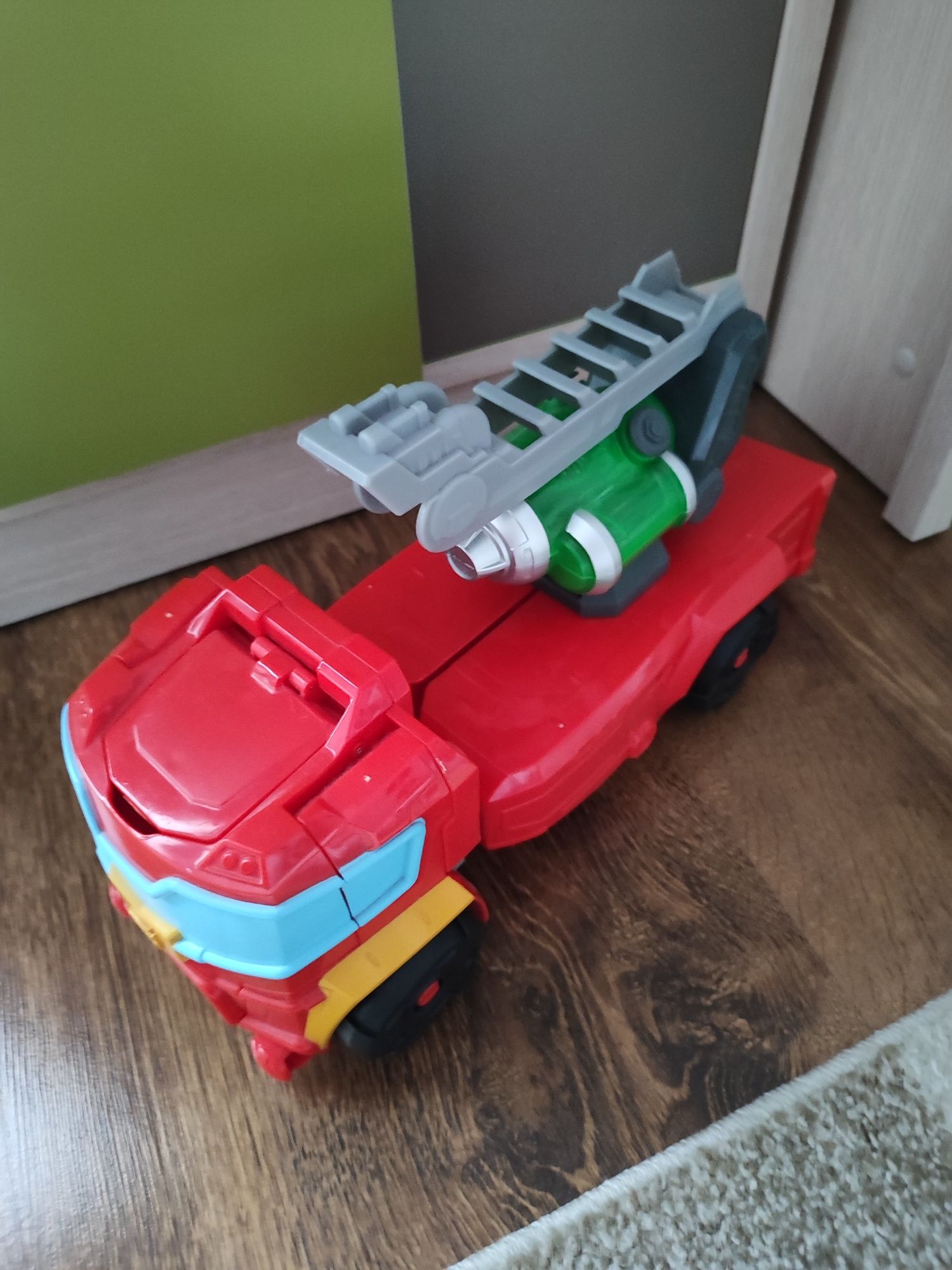 Transformers Rescue Bots Hot Shot 2w1 duży 37 cm jak nowy