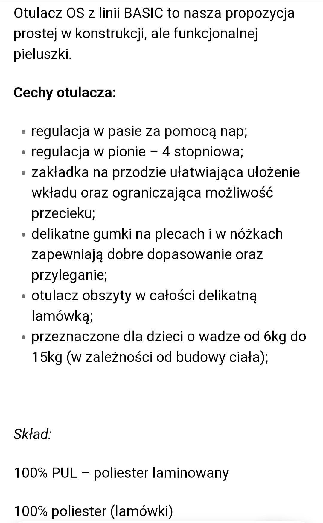 Otulacze Basic 0S