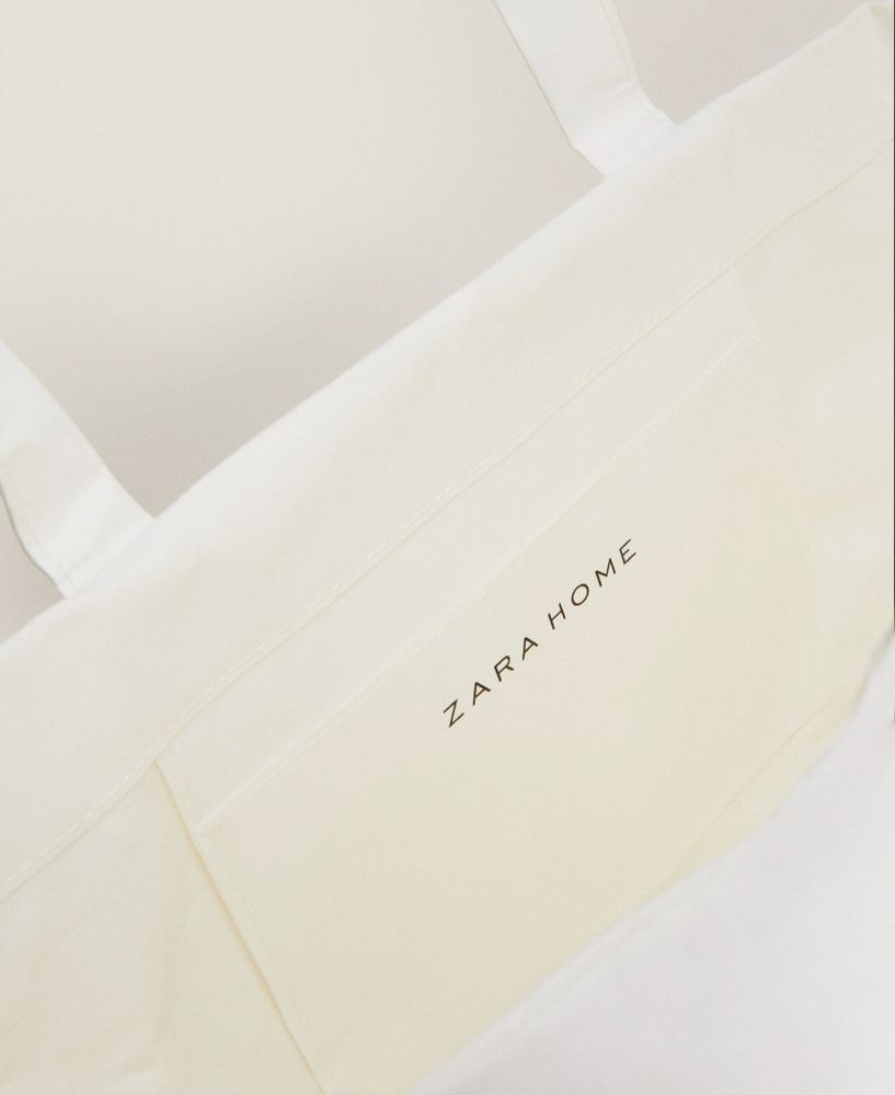 Shopper Papel WATER REPELLENT Zara Home NOVO