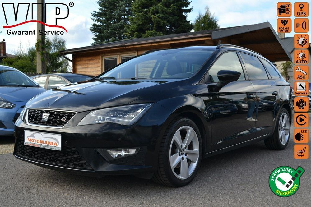 Seat Leon LED*FR*2.0TDI 150KM*Alufelgi*Podgrz. Fotele*Nawigacja