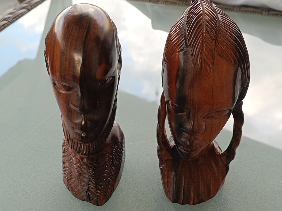 Piekne rzeźby afrykańskie
