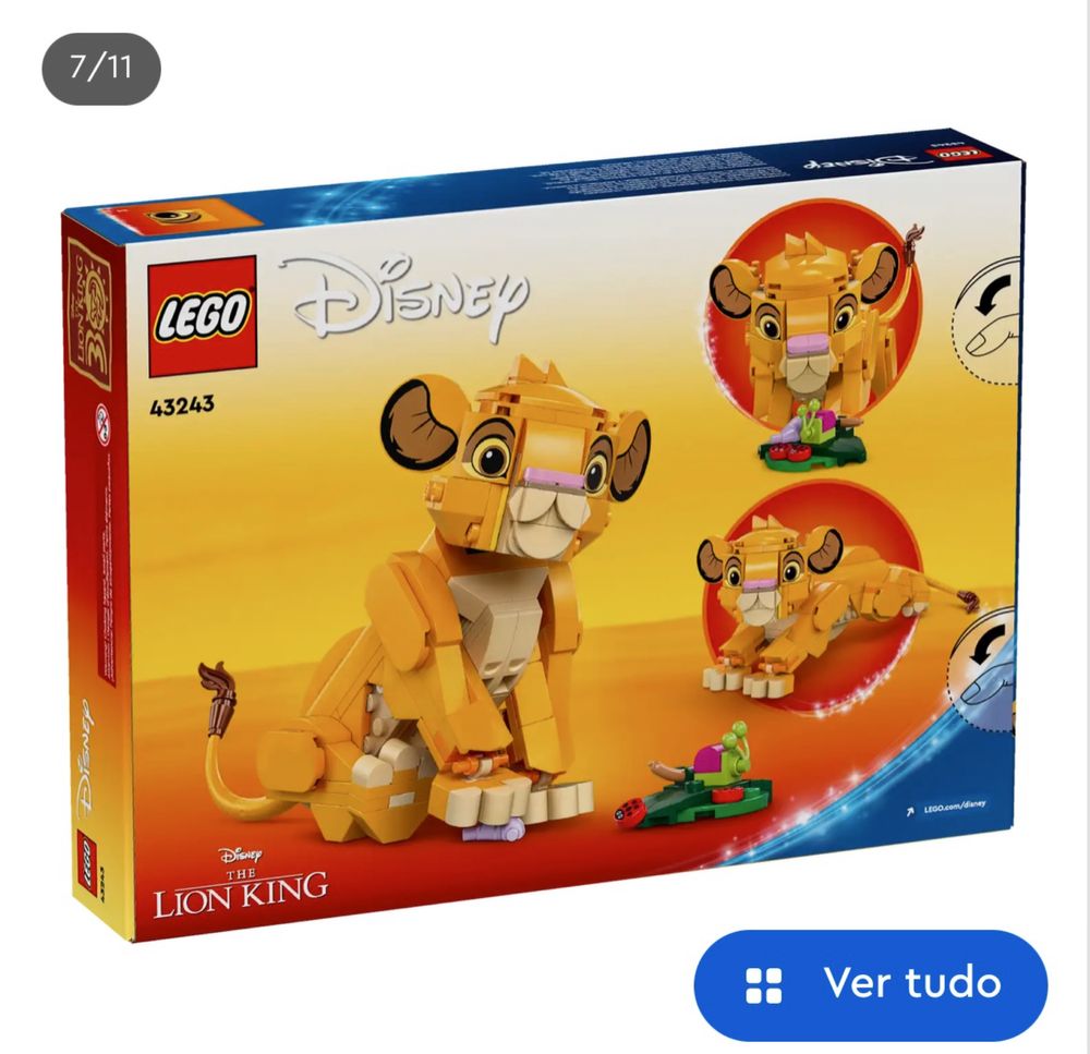 Lego simba 43243