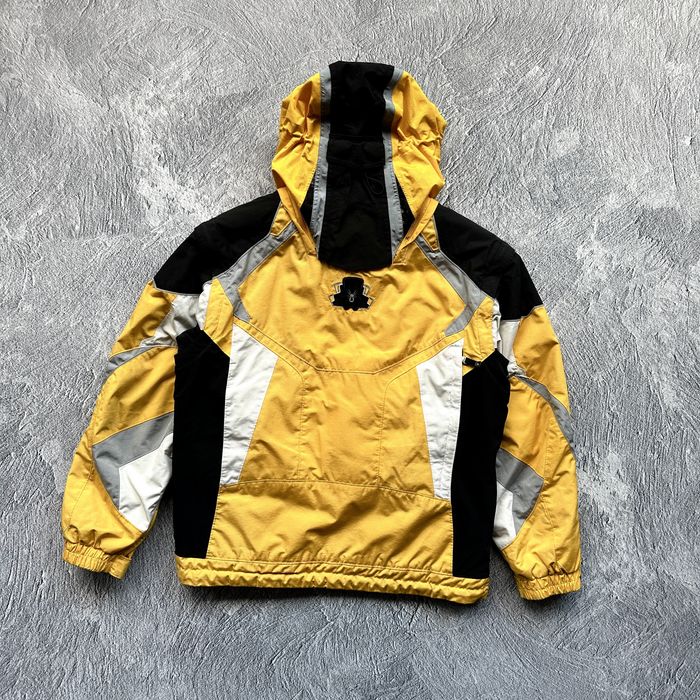 SPYDER dermizax-ev 20,000 mm ski suit jacket & pants set yellow / gray