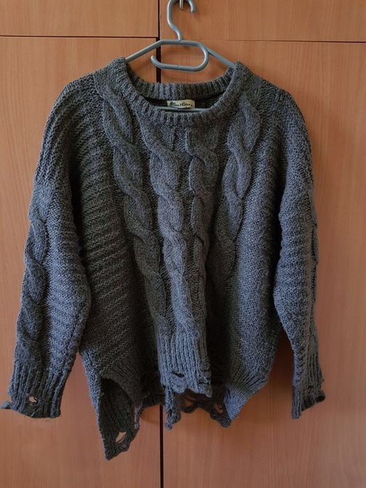 Sweter wiazany damski