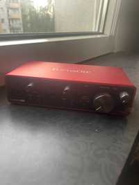 Focusrite Scarlett 2i2 3rd gen Gwarancja + 2 kable XLR 3m + Pokrowiec