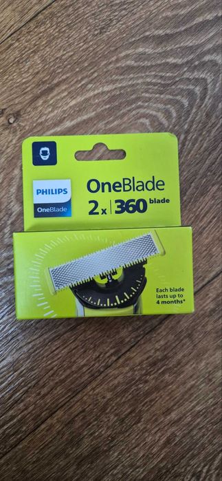 змінні картриджі касети для гоління філіпс philips oneblade 360 2 шт