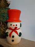 Vela Boneco de Neve - 19 cm