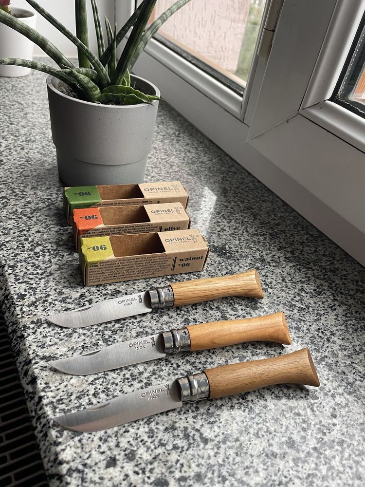 Ніж Opinel #6 Горіх Новий