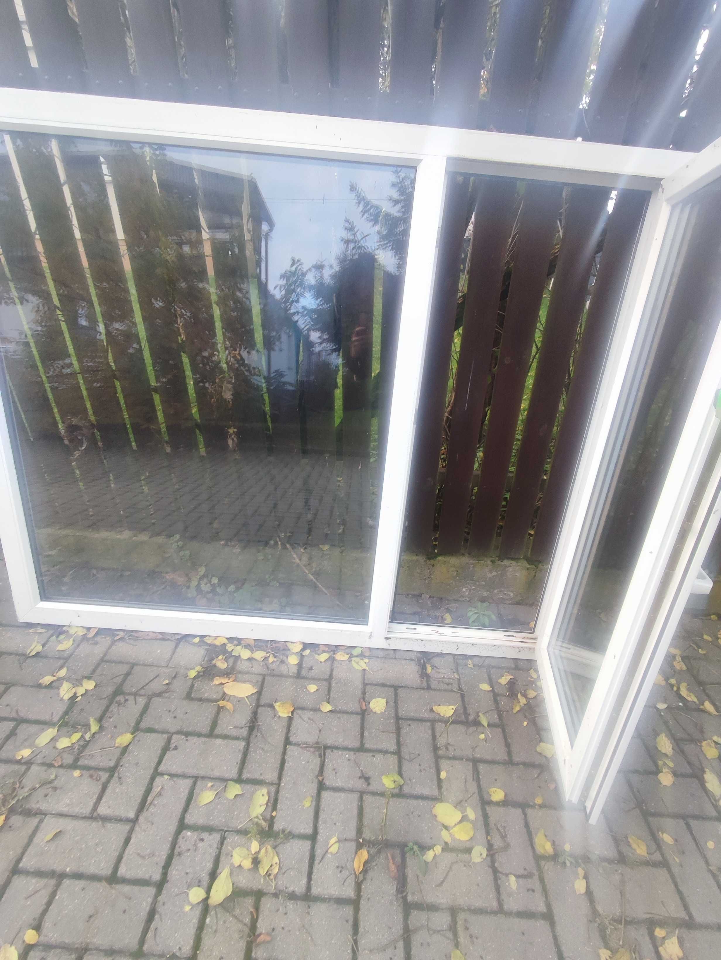okno białe duże PCV