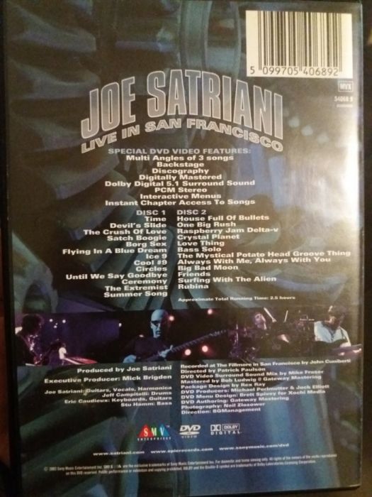Joe Satriani Live in San Francisco