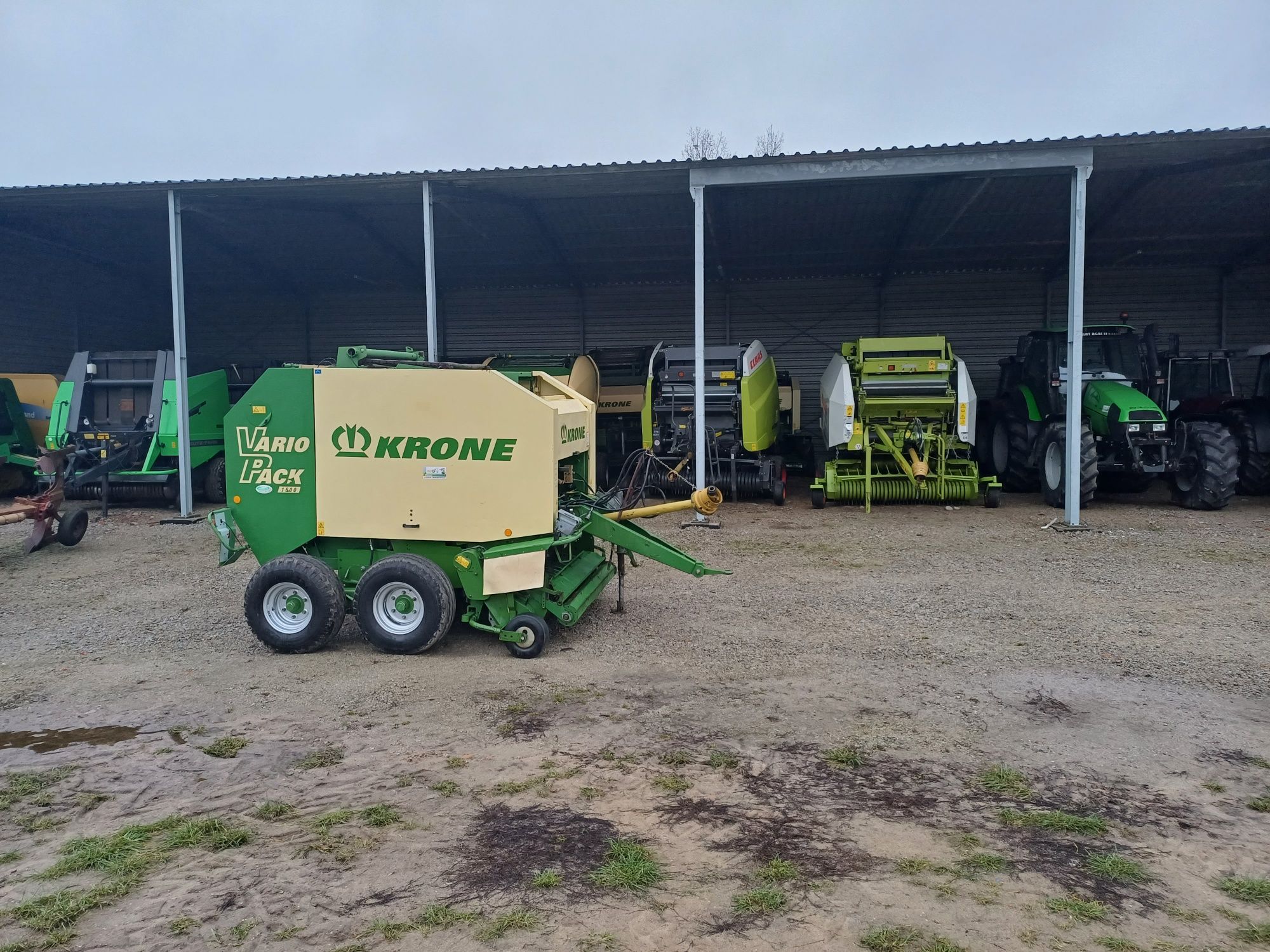 Prasa rolująca Krone Vario Pack 1500 #2006 rok # tandem, 34.500 netto