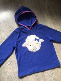 Bluza polarowa z kapturem, z owieczką, 122