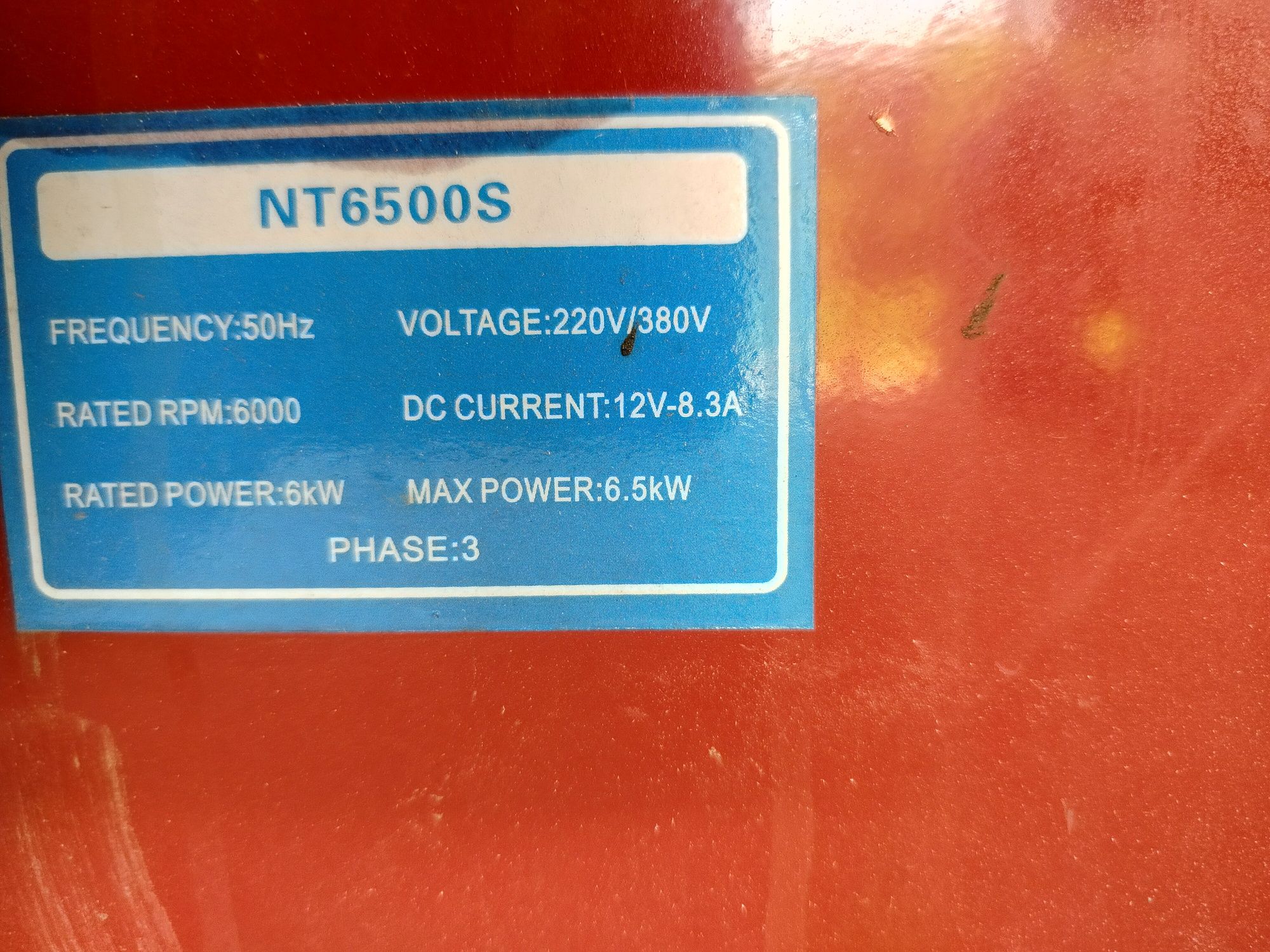 Agregat prądotwórczy diesel 6,5kw