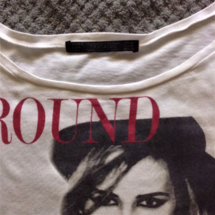 T-shirt estampada zara