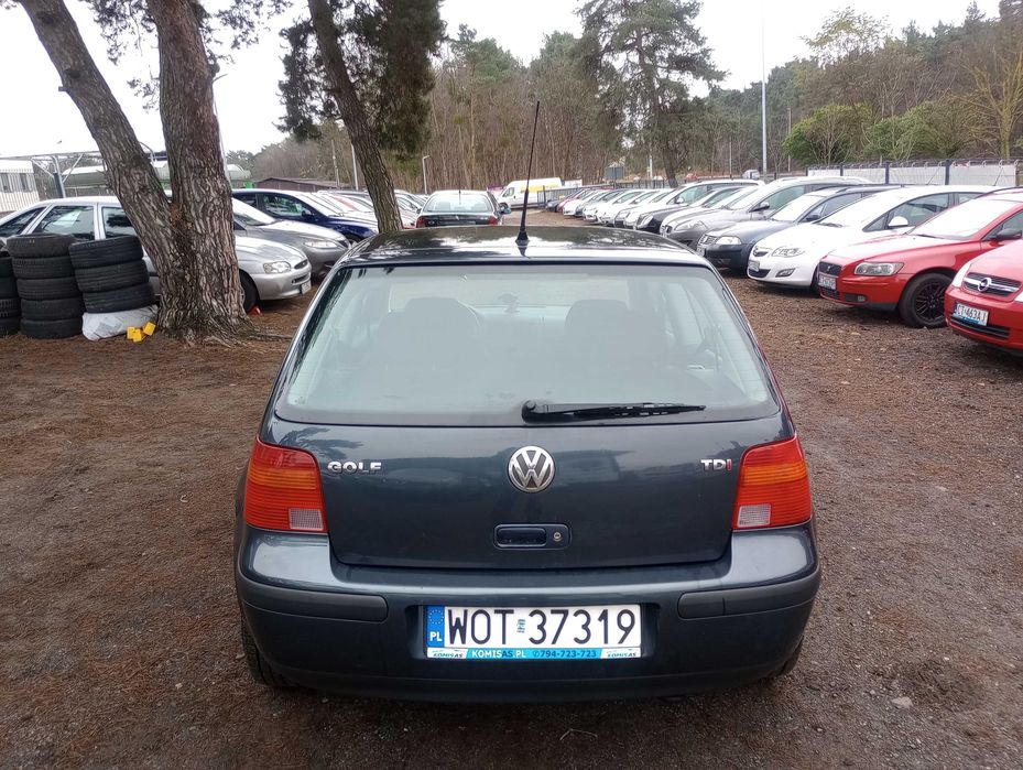 VW Golf IV 1.9D 101KM 2003r *el szyby lusterka klima BT 11.2026* TORUŃ
