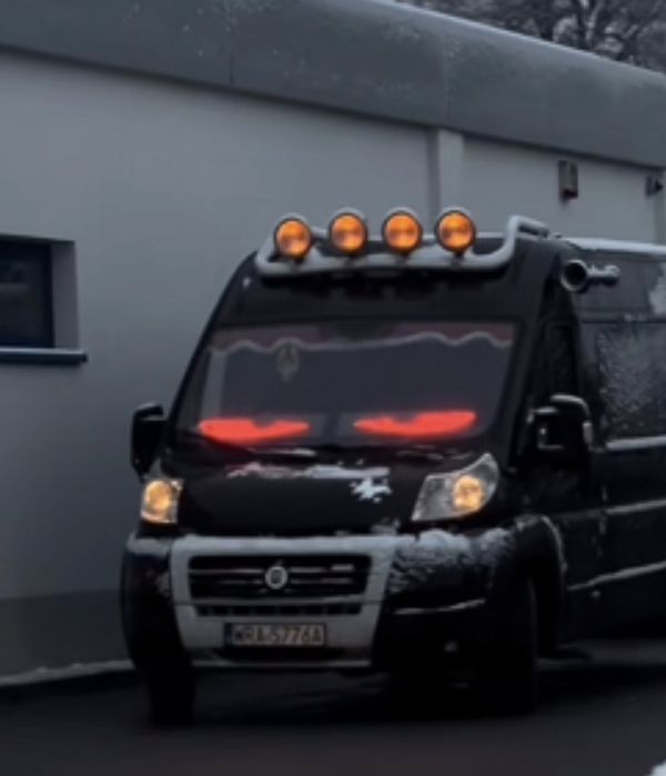 Diabelski Oczy led 2X 60x17cm 12/24v traktor tir bus kombajn