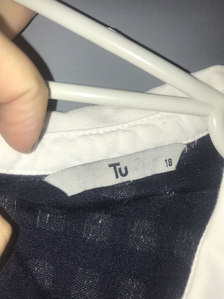 Sukienka damska w kratke plus size duży rozmiar 18 TU