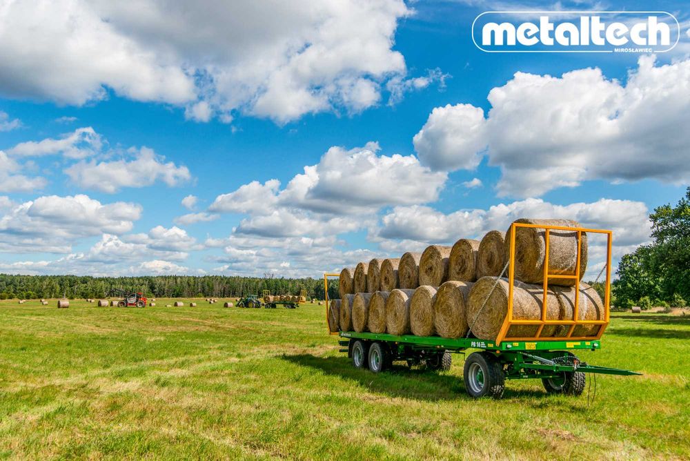 Przyczepa platformowa do bel METAL-TECH PB 16 | 8, 11, 13, 16, 18 TON