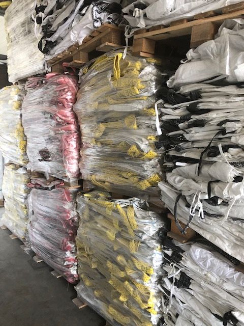 Worki Big Bag Uzywane 75/105/140cm Dwu-Lejowe Czyste do Spożywki