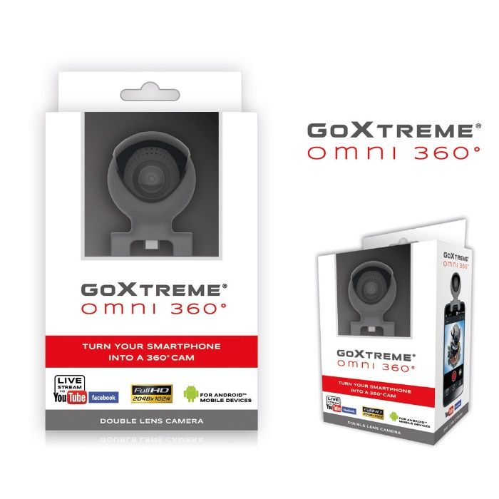 GoXtreme OMNI 360º + 360º BILLOW + Car Video HD (últimas unidades)