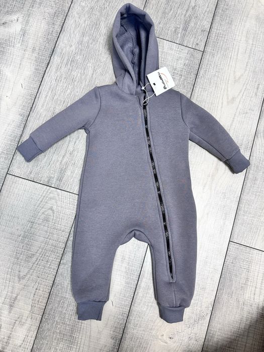Комбінезон на флісі 6-9 місяців ромпер, Європелюшка з велсофту
