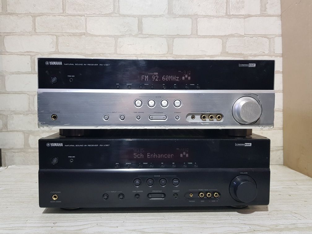 Пульт!AV ресивер/підсилювач  Yamaha RX-V367 2x120Вт 3D HDMI  б/у+2ч