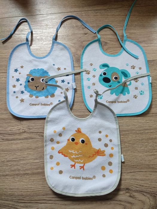 Śliniaki Canpol Babies, trzy sztuki