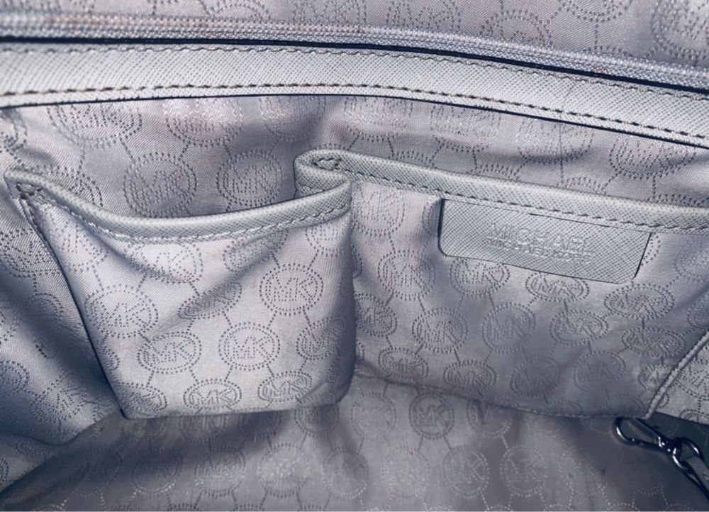 Michael Kors Jet Set szara torebka skóra