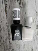 INGLOT Nail Whitener+Sally Hansen Matte Top/baza+żelowy top