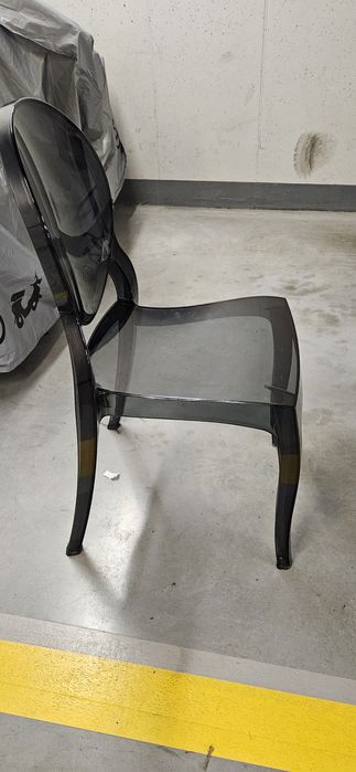 Krzesła plastikowe glamour 8 sztuk