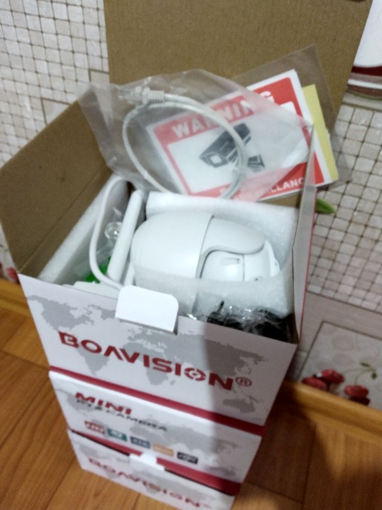 Wi-fi Ip, ptz camera Boavision, камера видеонаблюдения с питанием
