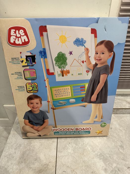 Tablica edukacyjna magnetyczno-kredowa