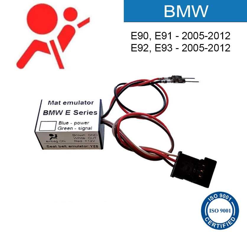 Emulador Esteira AirBag+Cinto BMW Serie 3 E90 E91 E92 E93 NOVO